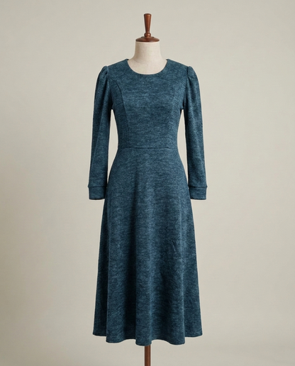 Vestido Angora Cobalto maniqui