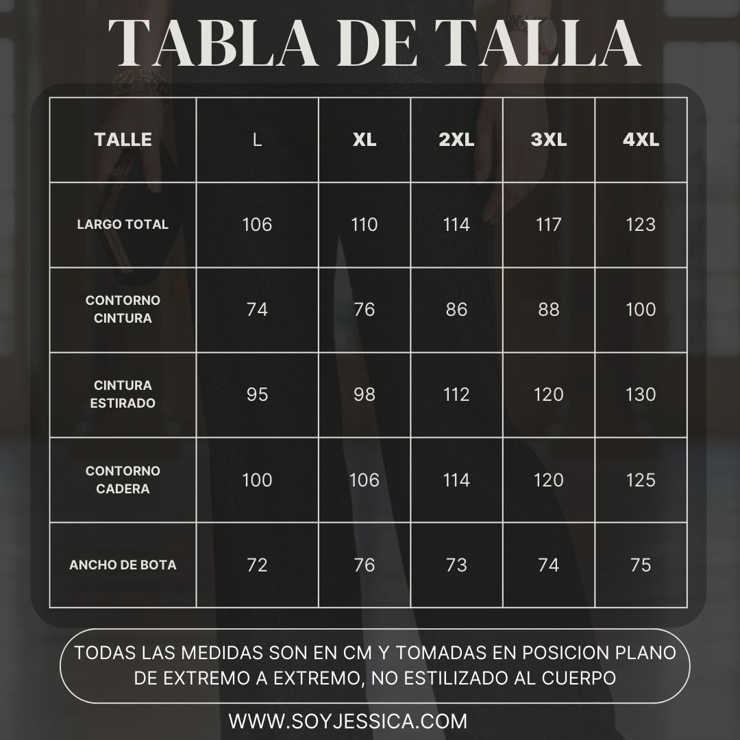 Pantalon Palazzo Brillo - NEGRO