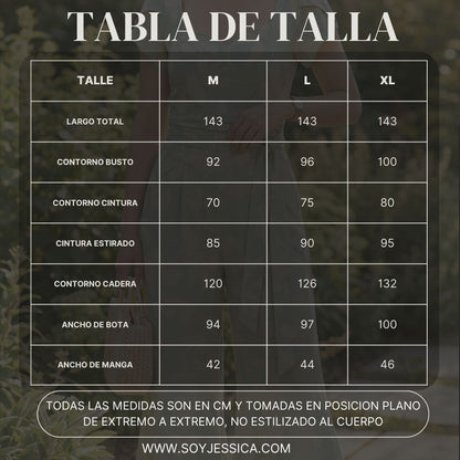 Enterizo Maxi Palazzo Estampado  - NEGRO