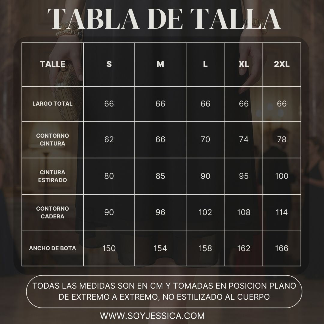 Falda Gasa Corta - NEGRO