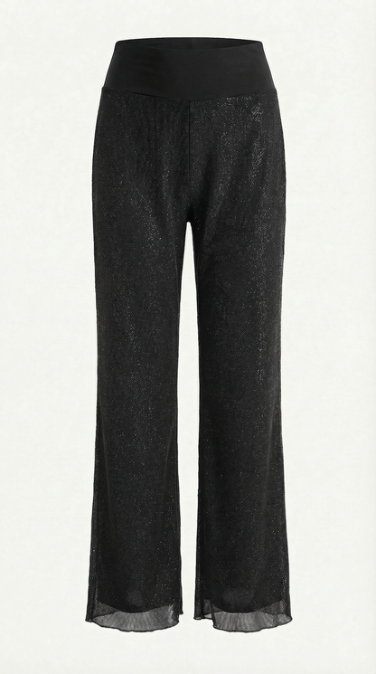 Pantalon Palazzo Brillo - NEGRO