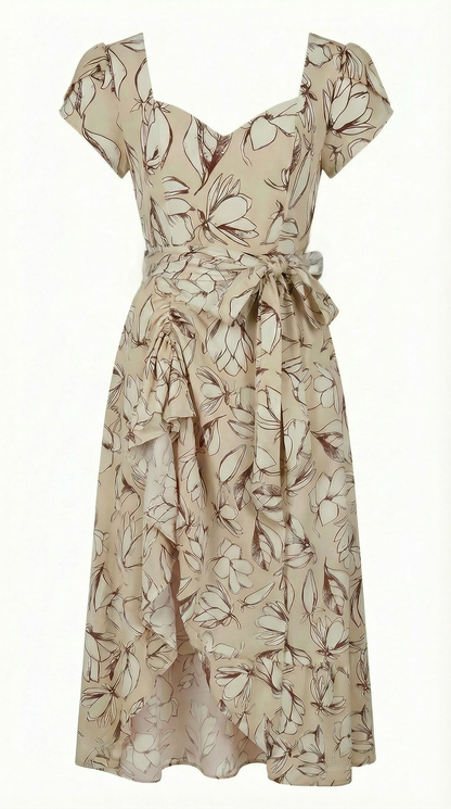 Vestido Rayon Lasito - CREMA