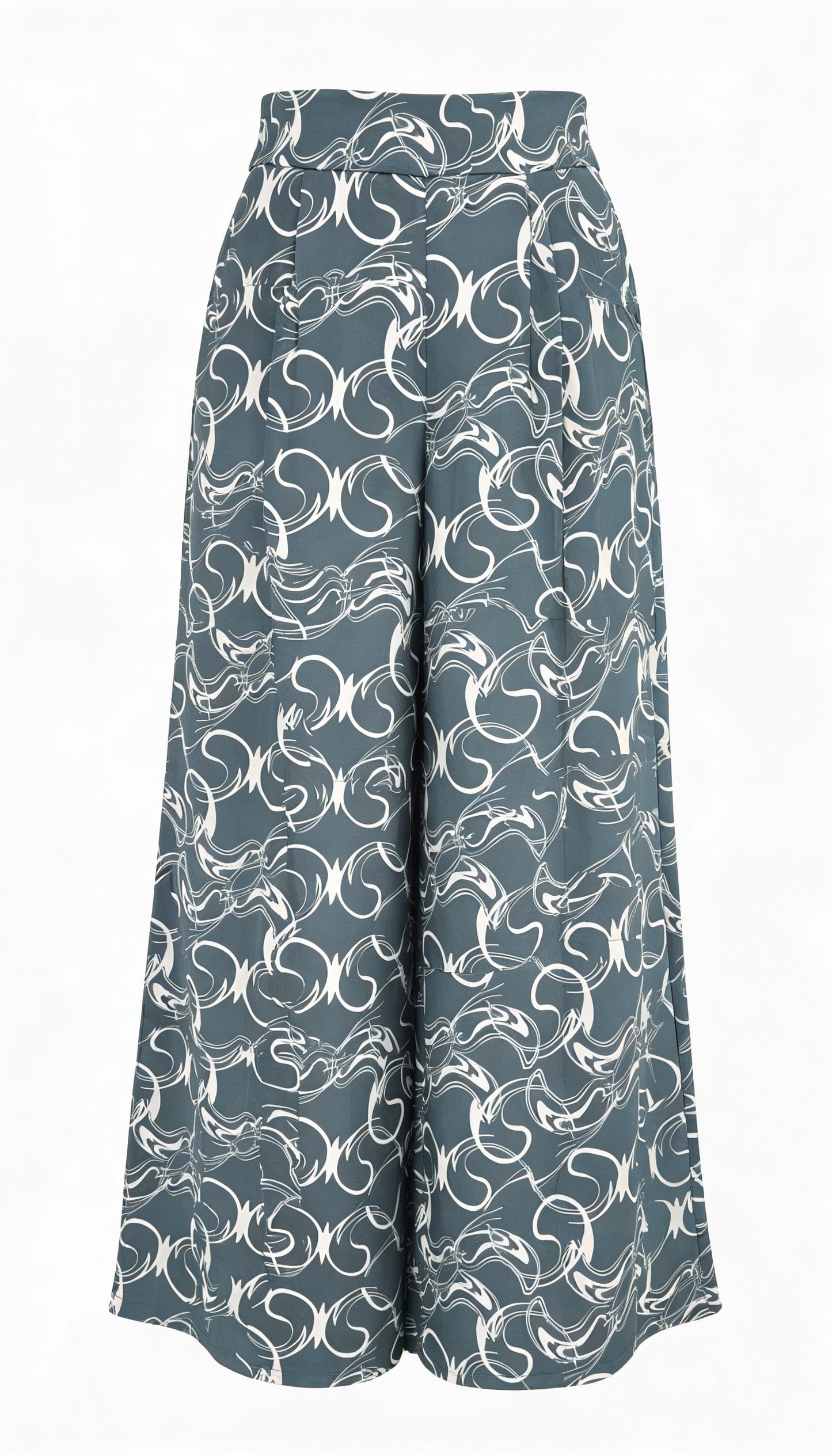 Maxi Palazzo Estampado - CELESTE