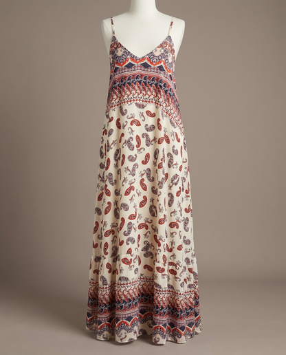 Vestido Tiras Paisley maniqui