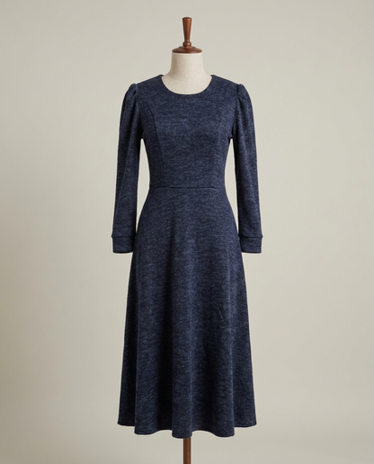 Vestido Angora Azul Marino maniqui