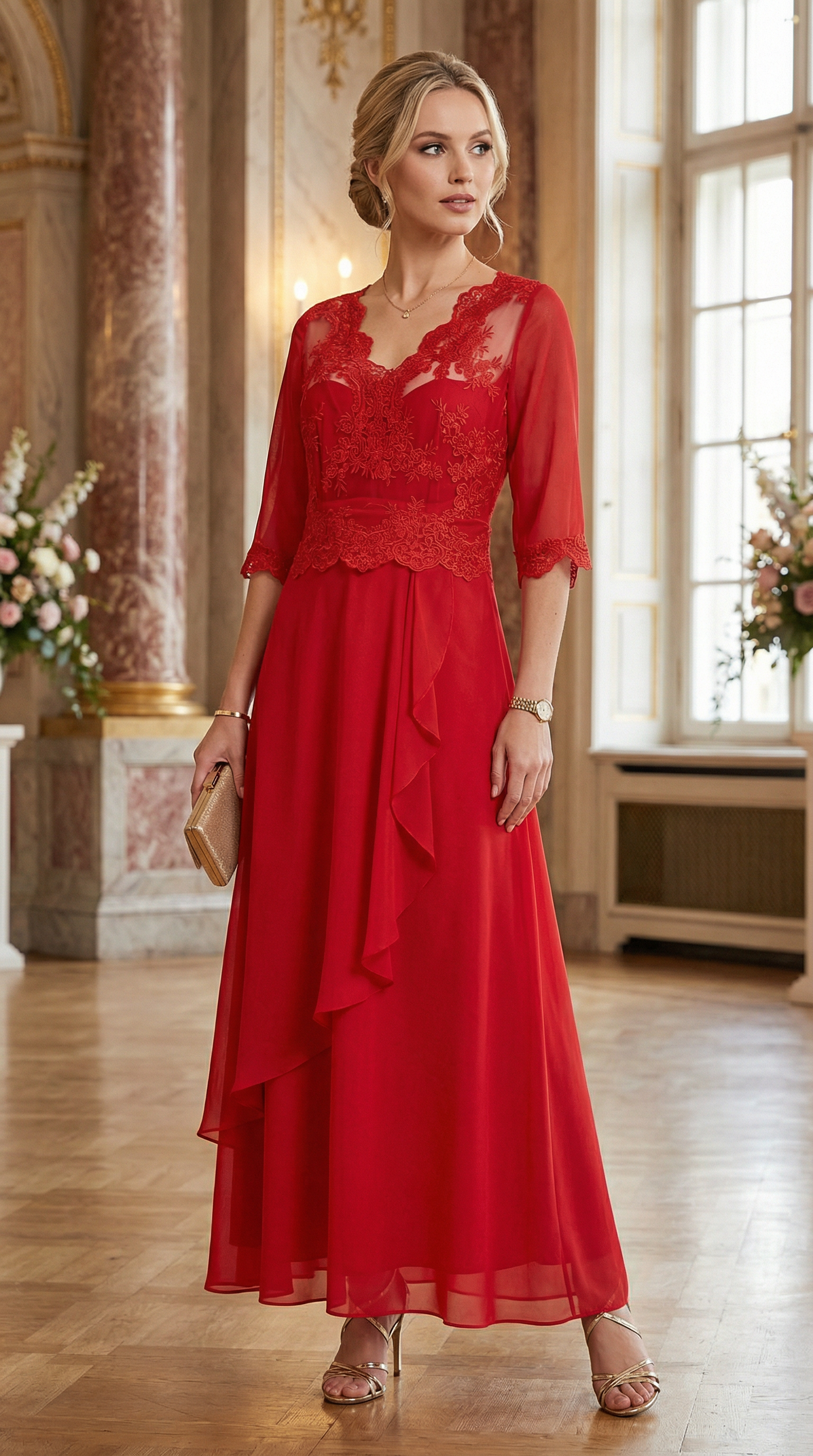 Vestido Fiesta Brucela - Rojo