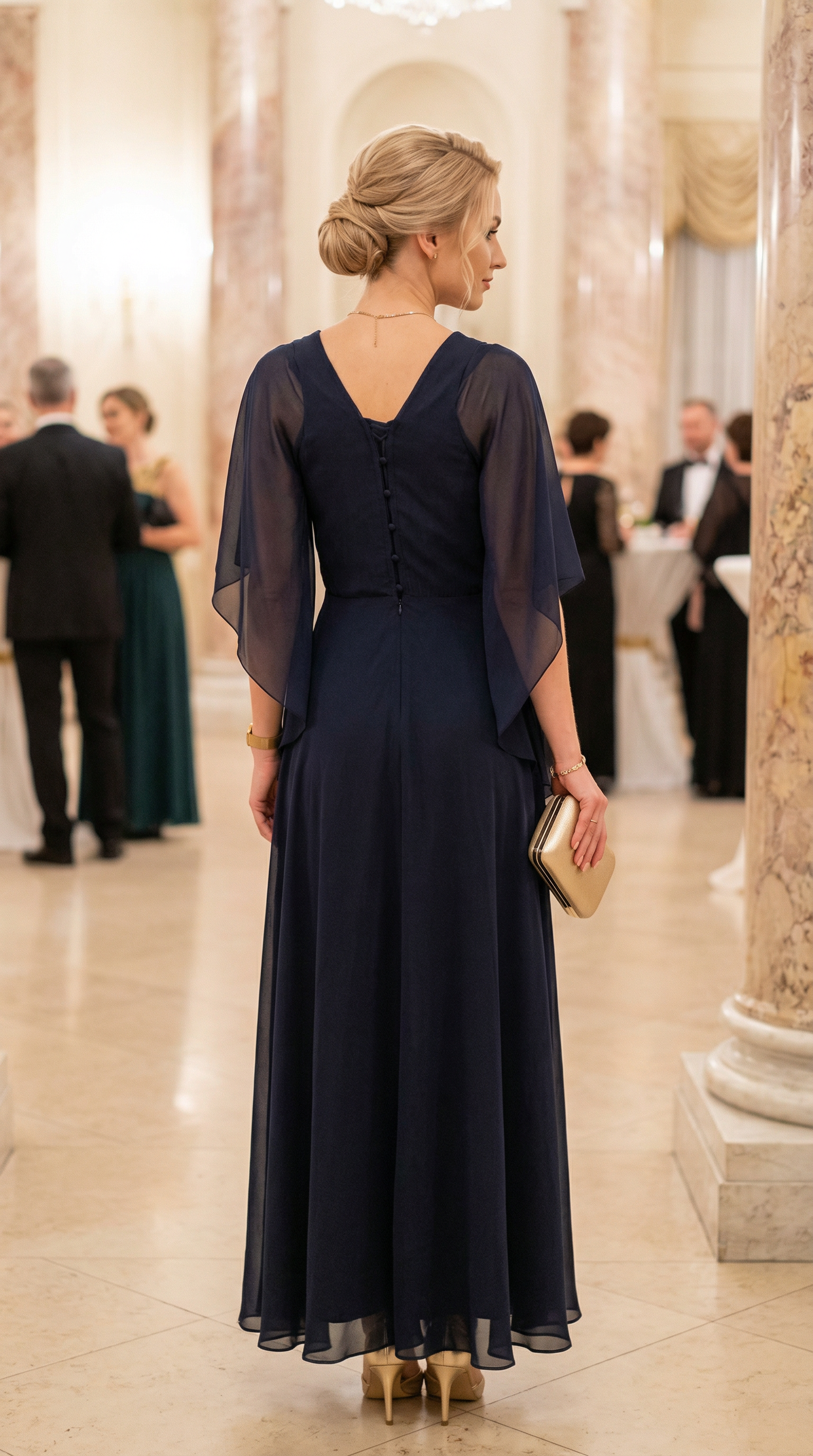 Vestido Fiesta Capita Azul Noche - vista 2
