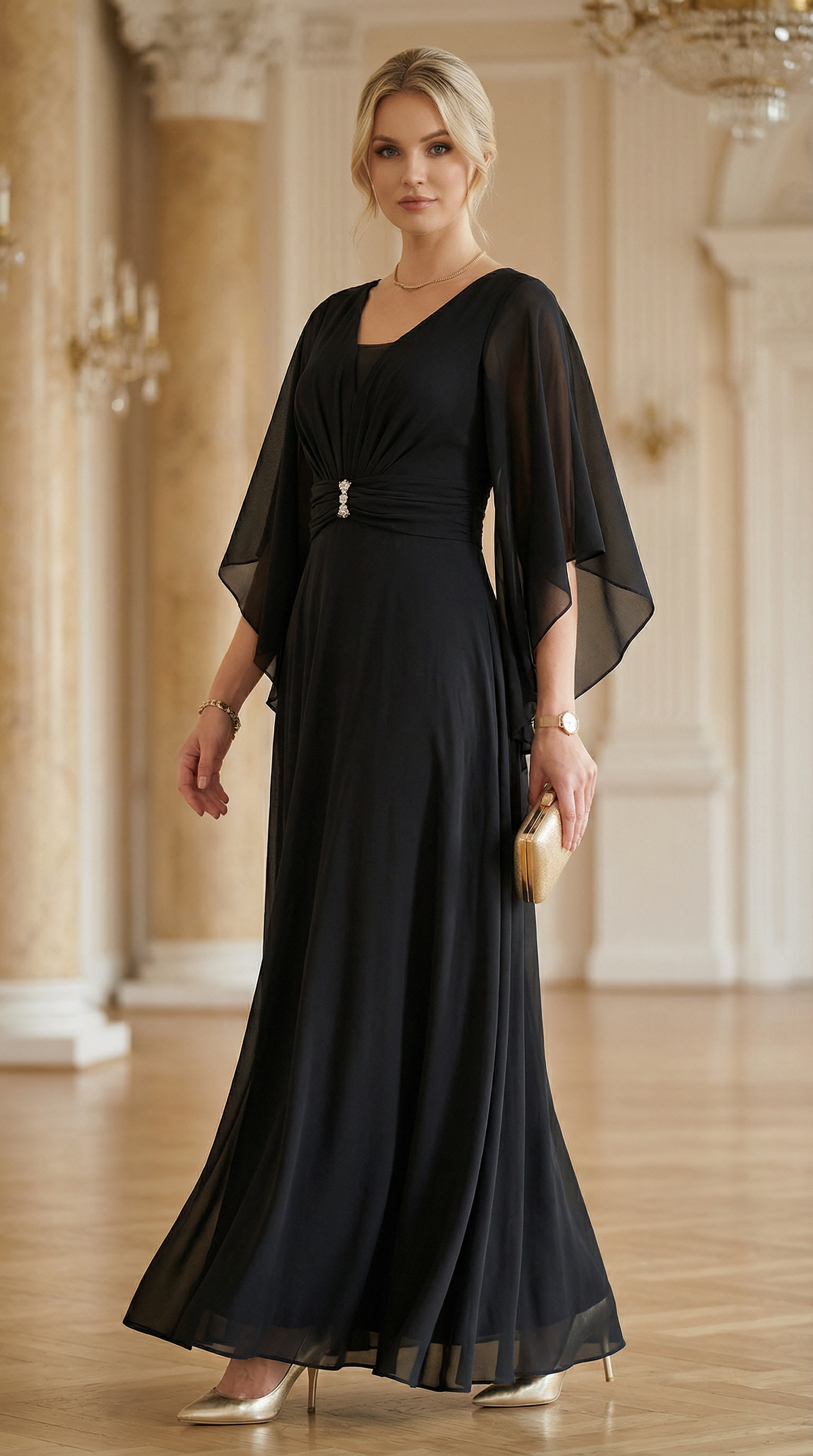 Vestido Fiesta Capita Negro