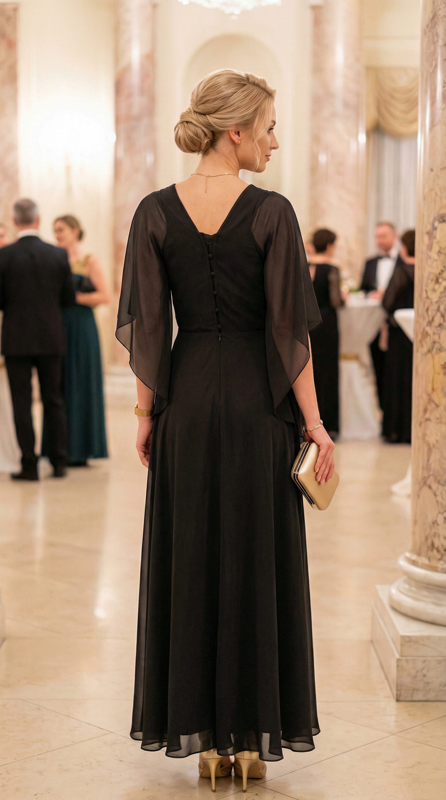 Vestido Fiesta Capita Negro - vista 2