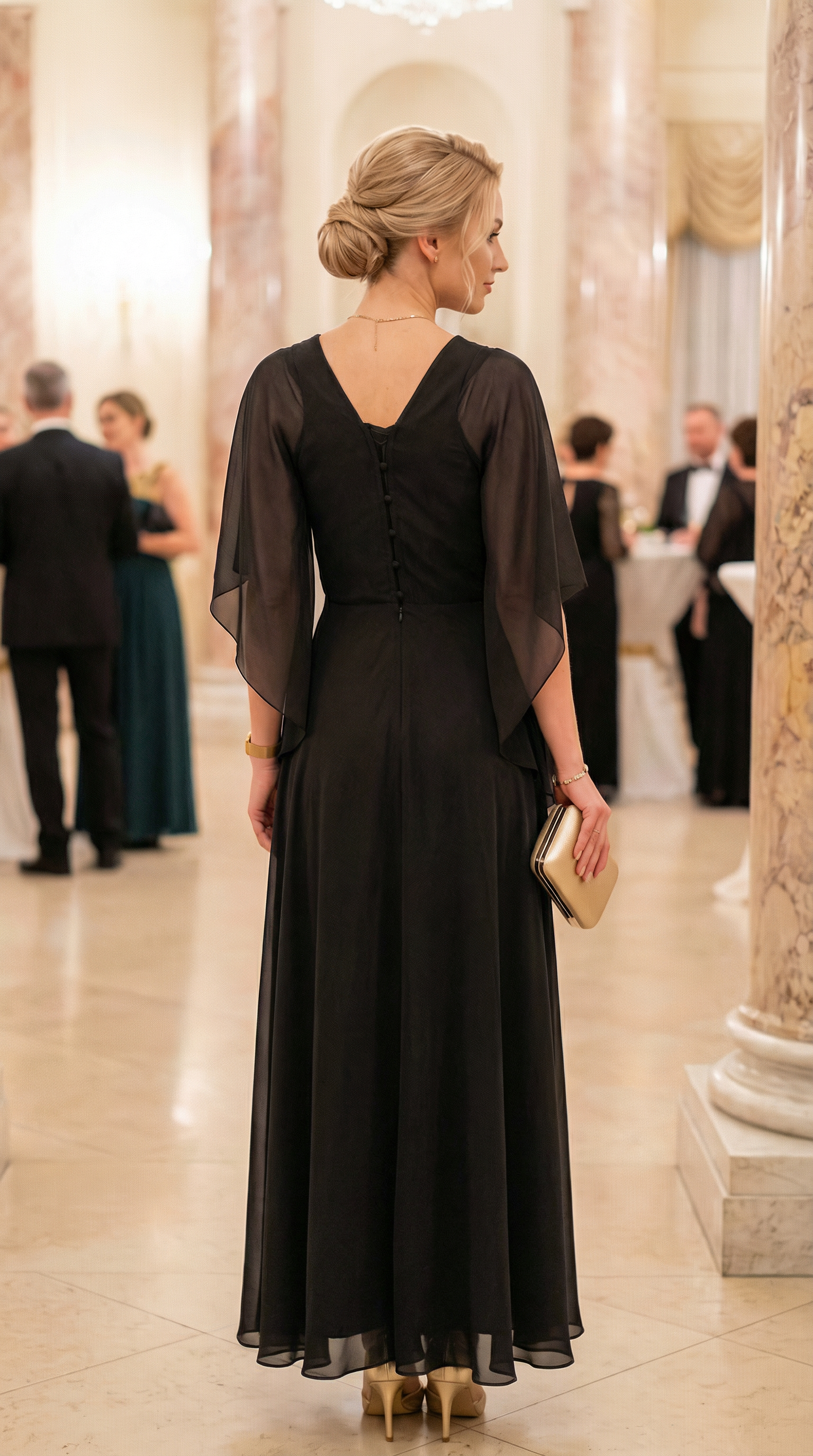 Vestido Fiesta Capita Negro - vista 2