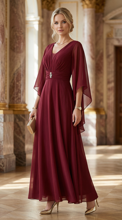 Vestido Fiesta Capita - Vino