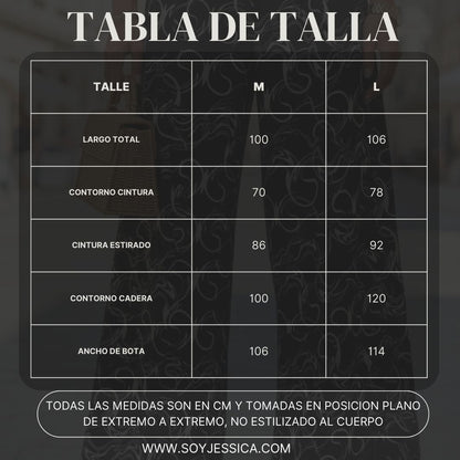 Maxi Palazzo Estampado - BEIGE