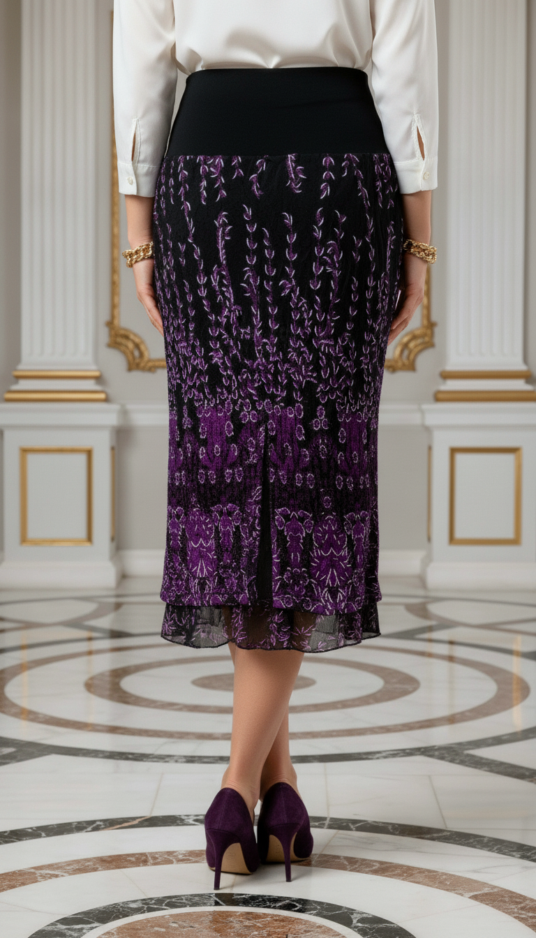 FALDA CENEFA - MORADO