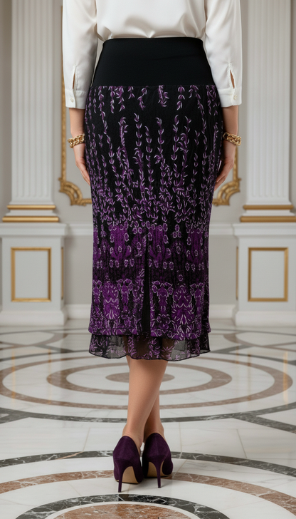 FALDA CENEFA - MORADO