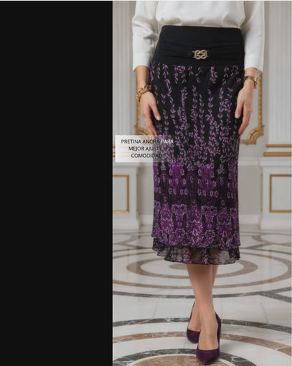 FALDA CENEFA - MORADO