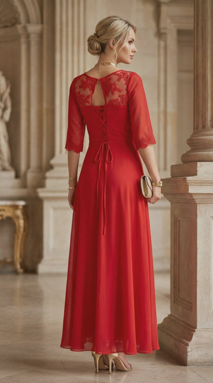 Vestido Fiesta Brucela - Rojo