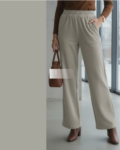 PANTALON CORDUROY GAMUZADO - PLATA