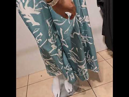 Maxi Palazzo Estampado - CELESTE