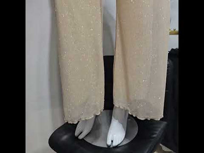 Pantalon Palazzo Brillo - BEIGE
