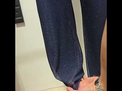 Pantalon Palazzon Brillo - AZUL